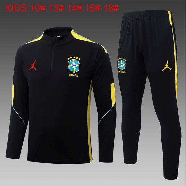 Enfant Training Top Brésil 2026-27 Noir 3